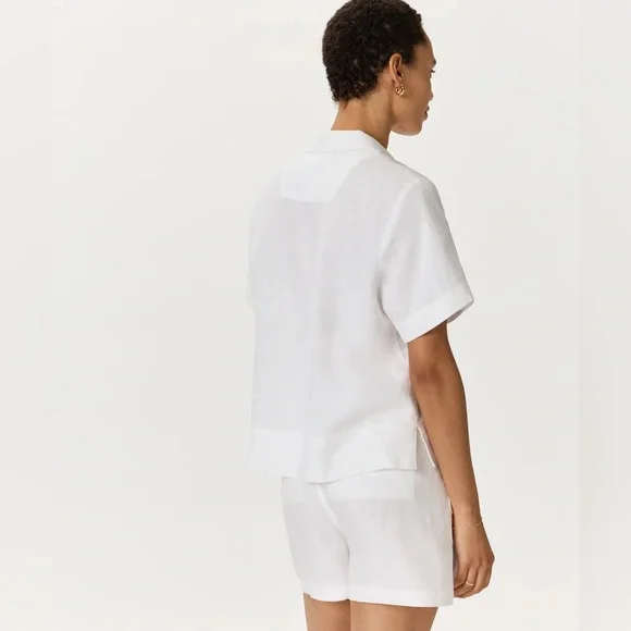 Quince 100% European Linen Short Sleeve Shirt - Picture 5 of 13